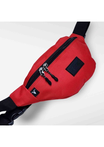 Unisex Redgoatx2 Waistbag Hip Pack Kırmızı Bel Çantası