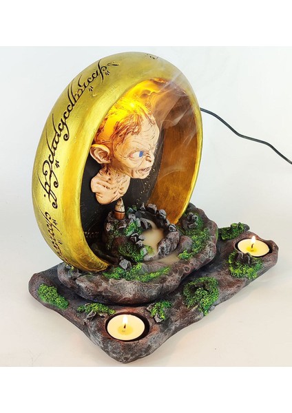 Güç Yüzüğü ve Gollum Temalı Işıklı Akış Tütsülük Seti fiyatları