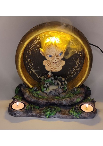 Güç Yüzüğü ve Gollum Temalı Işıklı Akış Tütsülük Seti fırsatları