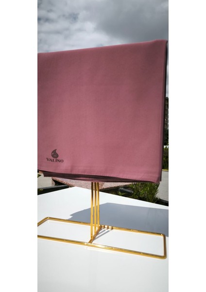 Queen Yazlık Medine Ipeği Ince Yazlık Eşarp 110*110CM Gül Kurusu