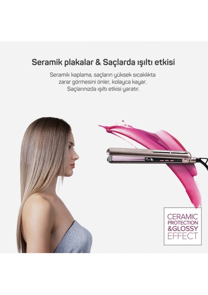 Bellisima Saç Düzleştirici + Revolution Hava Üflemeli Saç Şekillendirici Bakım Seti + Taşıma ve Makyaj Çantası modelleri