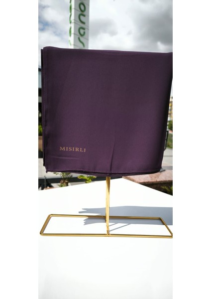 Queen Yazlık Medine Ipeği Ince Yazlık Eşarp 110*110CM Mürdüm fırsatları