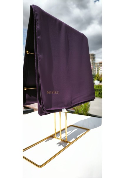 Queen Yazlık Medine Ipeği Ince Yazlık Eşarp 110*110CM Mürdüm indirimleri