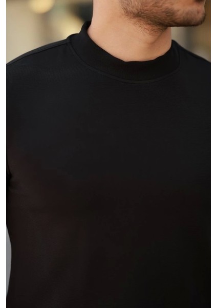 Erkek Ince Çizgi Dokulu Kısa Kollu T-Shirt modelleri