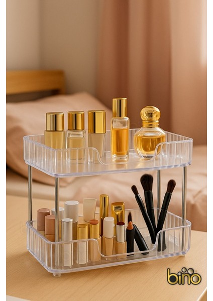 İki Katlı Takı ve Kozmetik Saklama Kutusu, Banyo ve Makyaj Düzenleyici modelleri