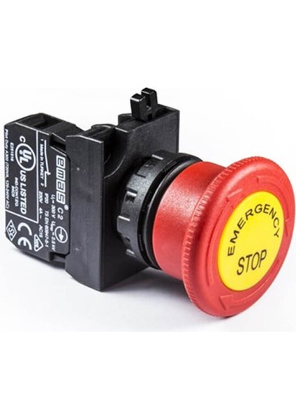 Emas CM200EE CM200EE Etiketli Buton Stop 1 Nk