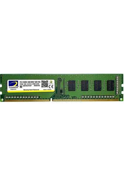 Twınmos 8gb Ddr3 1600MHZ Pc Ram 1,5V MDD38GB1600D