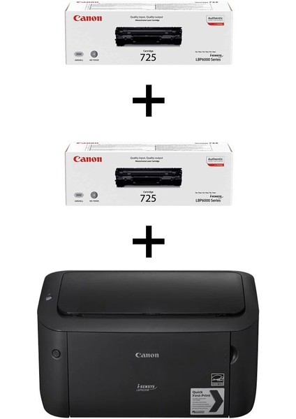 Canon Mono Laser Yazıcı LBP6030B +2 Toner Siyah