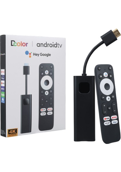 Magbox Magroid Gd1 D Color Lisanslı 16 GB HDD / 2 GB Ram 4K Android Tv Stick