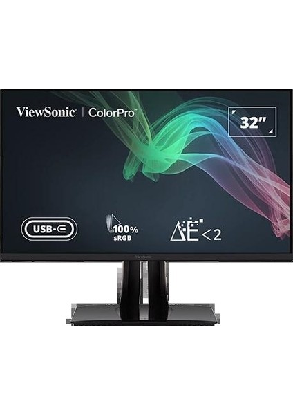 Vıewsonıc 31.5" Ips Vp3256-4k 5ms 60hz Hdmı-Dp Pantone Onaylı 0 Srgb Grafik Tasarım Monitörü 3840x2160