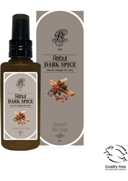 Rebul 125ml Dark Spice Spreyli Kolonya Pet