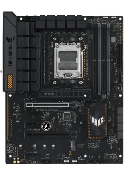 Asus Tuf Gamıng A620-Pro Wıfı A620 Ddr5 6400 Usb3.2 Dp/Hdmı Pcı 3.0 Am5 Anakart