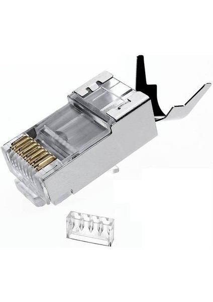 Qport Q-J710m Cat 7 10'Lu Konnektör+Ayraç