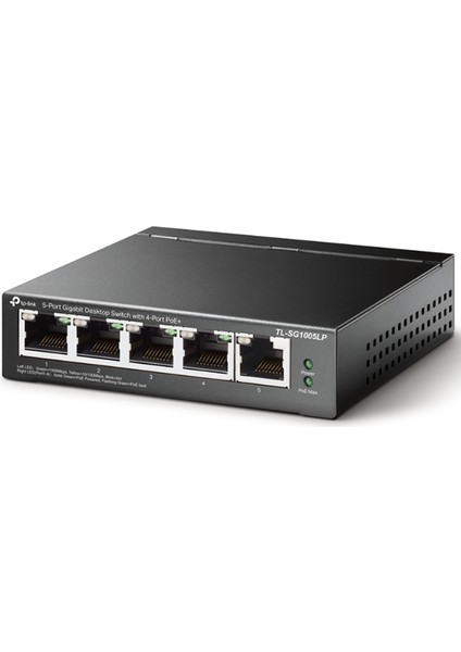 Tp-Link Tl-Sg1005lp 5-Port Gigabit Desktop Switch With 4-Port Poe+ (40w)