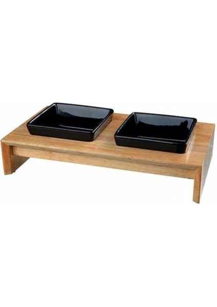 Çok Renkli Su Kabı Seti, 2x0,2l, Ahşap, 28X5X15CM
