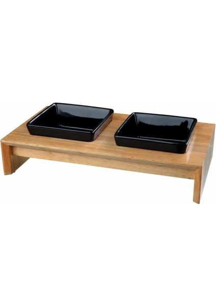 Çok Renkli Su Kabı Seti, 2x0,2l, Ahşap, 28X5X15CM