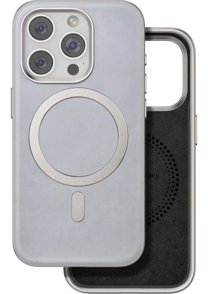 Venco iPhone 15 Pro Max Puskas Magsafe Kapak - Titan Gri fiyatları