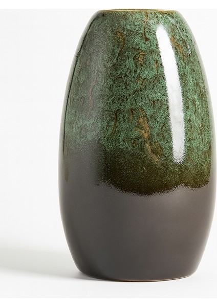 Yeşil Seramik Şelale Tütsülük / Green Ceramic Waterfall Backflow Incense Burner
