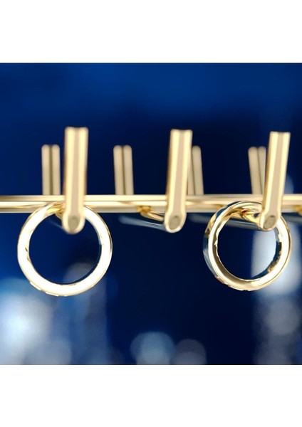 Altın Renkli Takı ve Aksesuar Düzenleyici Stand, Şık ve Fonksiyonel Tasarım indirimleri