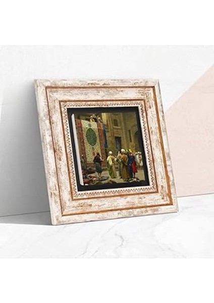 Renkli Taş Duvar Tablosu, Çerçeveli Dekoratif Sanat Eseri