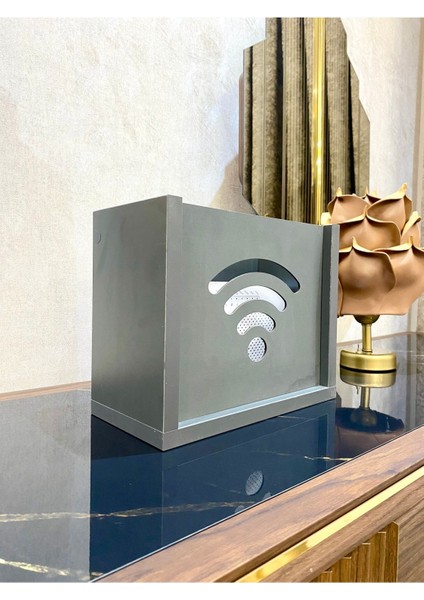 Antrasit Renkli Duvar Modem ve Wifi Saklama Kutusu, Düzenleyici Tasarım fırsatları