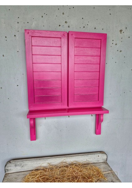 El Boyaması Ahşap Pencere Seti, Perde ve Bahçe Dekoru Için Ideal Seçenek modelleri