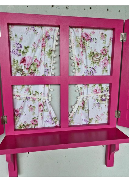 El Boyaması Ahşap Pencere Seti, Perde ve Bahçe Dekoru Için Ideal Seçenek fırsatları