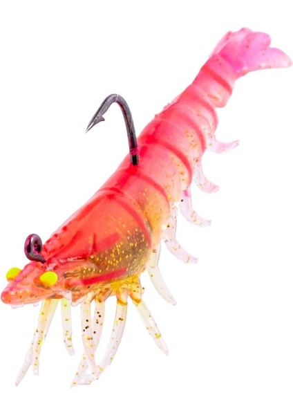 Silikon Karides Yem - 7g 75MM - Fishack Krillax - Uv Boyalı - Candy Shrimp modelleri