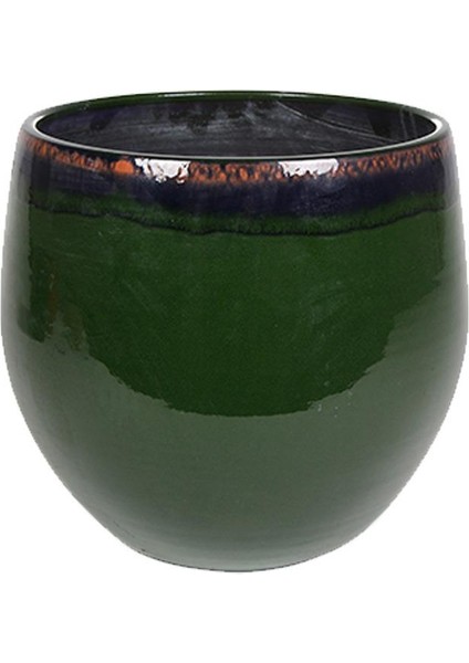 Charlotte Yeşil Seramik Saksı 30*26CM