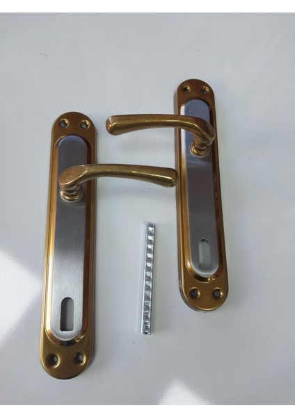 Saten Kapı Kolu Çift Yüzlü Sarı, Şık ve Dayanıklı Oda Dekoru