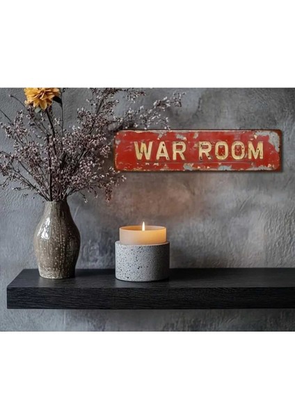 Kırmızı War Room Dekoratif Obje, 24X11X2 Cm, Şık ve Özgün Tasarım. fırsatları