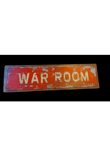 Kırmızı War Room Dekoratif Obje, 24X11X2 Cm, Şık ve Özgün Tasarım. indirimleri