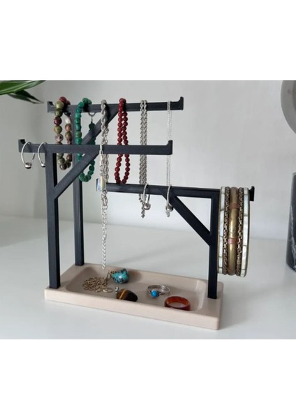 Beyaz Takı Düzenleyici, Organizatör ve Stand, Şık ve Pratik Tasarım