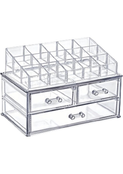 18 Bölmeli 3 Katlı Çok Amaçlı Düzenleyici, Şık ve Kullanışlı Saklama Çözümü