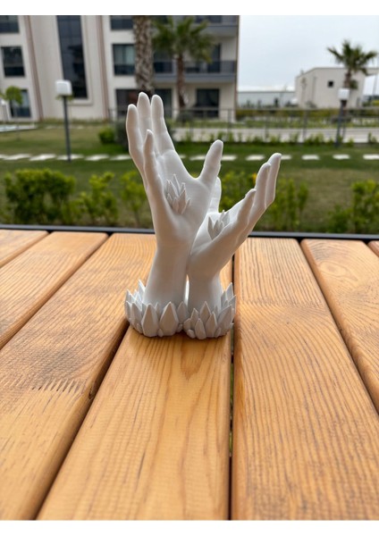 El Şeklinde Şık Yüzük ve Takı Sergileme Standı, Gri Renk Seçeneğiyle. indirimleri