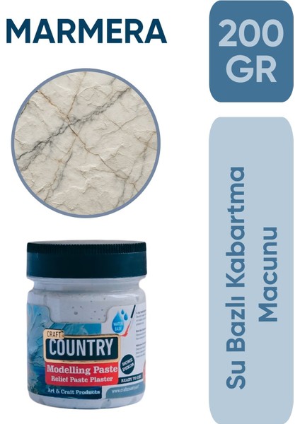 Çok Renkli Su Bazlı Kabartma Macunu 200GR, Ferah ve Doğal Temizlik Sağlar.