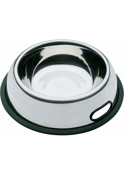 Gri Çelik Mama Kabı 29.3x6.6 Cm, 1.5 Lt, Kedi ve Köpek Için Sağlam ve Şık Tasarım