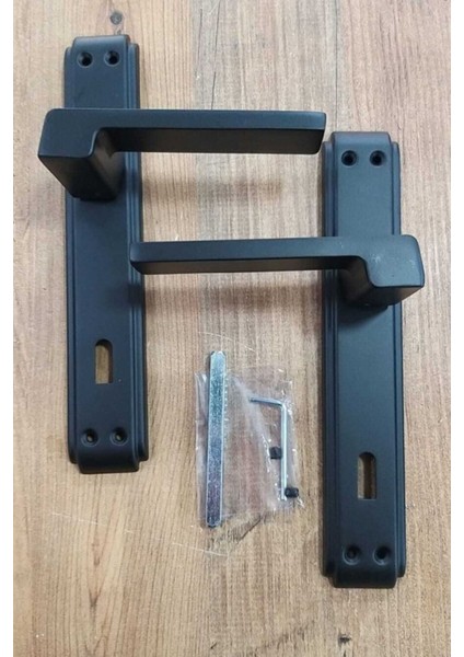 Aynalı Oda Kapı Kolu Mat Siyah Takım (Ön ve Arka Yüz) fiyatları