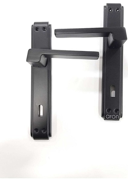 Aynalı Oda Kapı Kolu Mat Siyah Takım (Ön ve Arka Yüz) fırsatları