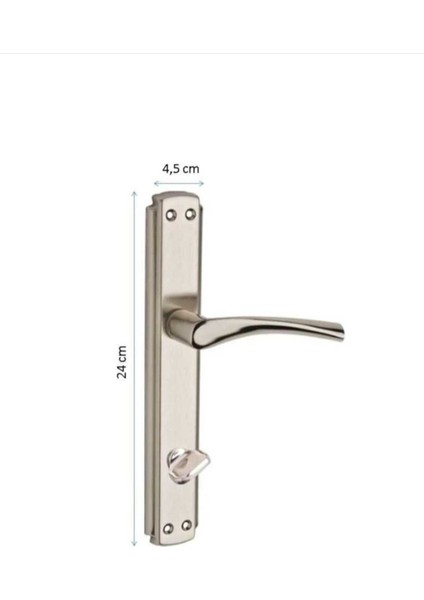 Şık Nikel Saten Kapı Kolu, Sağ Yön, Kaliteli ve Dayanıklı Tasarım