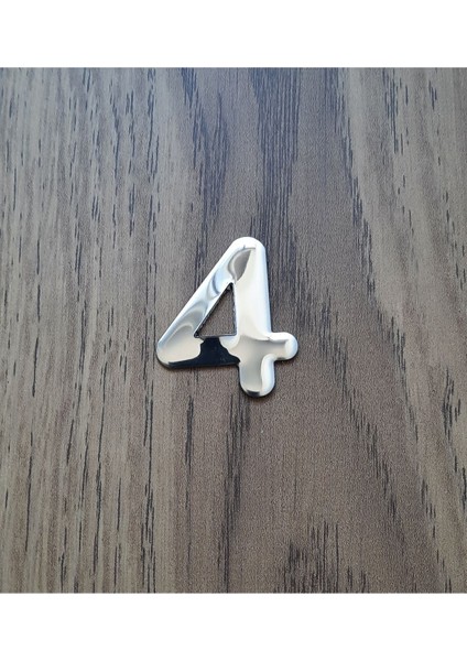 Krom Kapı Numarası 4.2 cm Kendinden Yapışkanlı, Şık ve Dayanıklı Tasarım fiyatları
