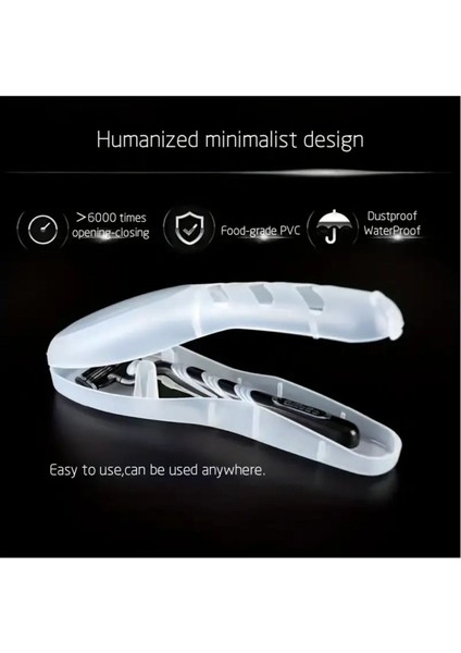 Beyaz Seyahat ve Tıraş Seti Için Düzenleyici Kutu, Jilet ve Saklama Kabı 1 Adet fiyatları