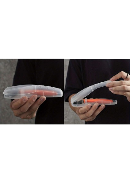 Beyaz Seyahat ve Tıraş Seti Için Düzenleyici Kutu, Jilet ve Saklama Kabı 1 Adet modelleri