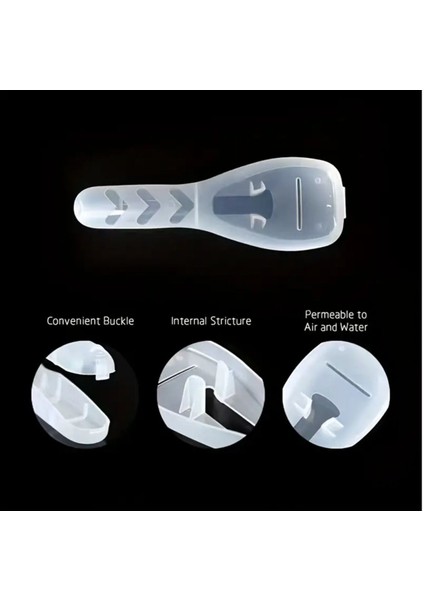 Beyaz Seyahat ve Tıraş Seti Için Düzenleyici Kutu, Jilet ve Saklama Kabı 1 Adet