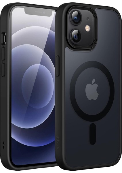 iPhone 11 Uyumlu Kamera Korumalı Magsafe Wireless Şarj Özellikli Mat Silikon Kılıf