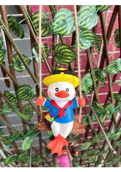 Mavi Ördek Figürlü Bahçe ve Balkon Dekoru, Duvar Süsleme Için Harika Seçenek fiyatları