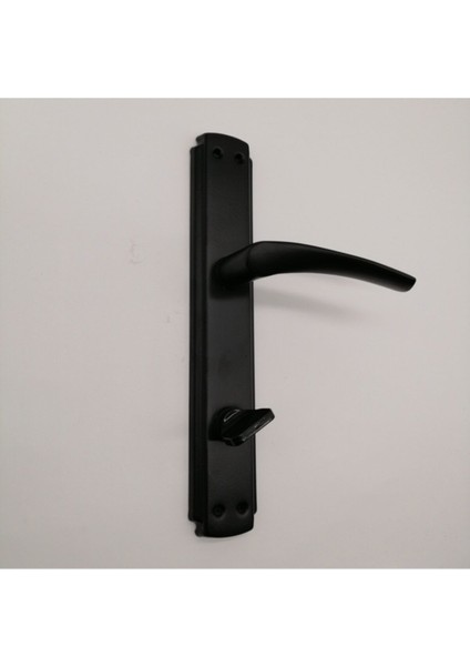 Şık Siyah Aynalı Mat Banyo ve Wc Kapı Kolu, Sağ Açılım Uyumlu fırsatları