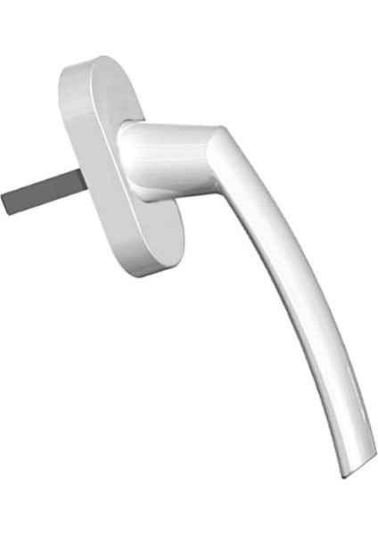Beyaz Pvc Pencere Kolu, Içi Metal Takviyeli, Dayanıklı ve Şık Tasarım