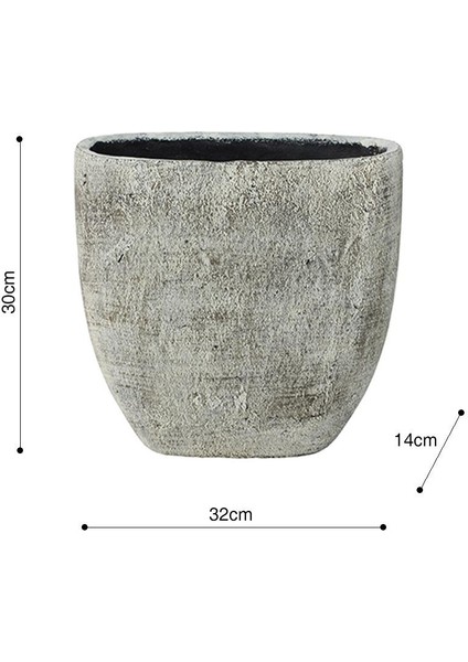 Anne Beyaz Seramik Saksı 32*14*30CM fiyatları