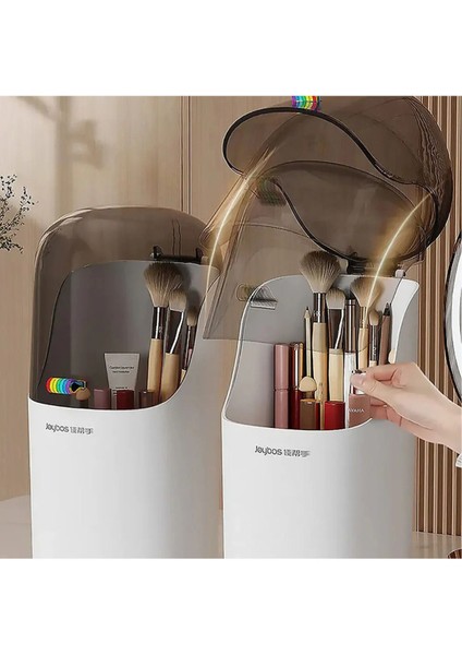 Beyaz Çok Işlevli Kozmetik Saklama Kutusu, Şık ve Pratik Depolama Çözümü